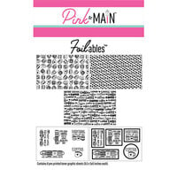 Pink and Main - Cheerfoil Collection - Foilable Sheets - Coffee Lovers