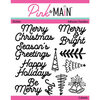 Pink and Main - Cheerfoil Collection - Adhesive Transfer Stickies - Winter Greetings