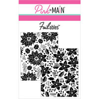 Pink and Main - Cheerfoil Collection - Foilable Panels - Pretty Poinsettias