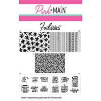 Pink and Main - Cheerfoil Collection - Foilable Sheets - Crafty Fun
