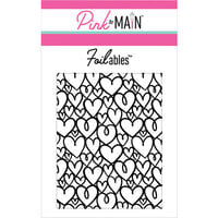 Pink and Main - Cheerfoil Collection - Foilable Panels - Loopy Hearts