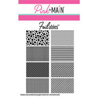 Pink and Main - Cheerfoil Collection - Foilable Sheets - Fun Backgrounds