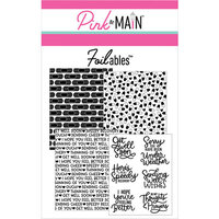 Pink and Main - Cheerfoil Collection - Foilable Panels - Get Well