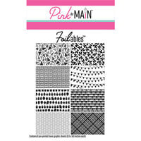 Pink and Main - Cheerfoil Collection - Foilable Sheets - Birthday Backgrounds