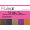 Pink and Main - 6 x 6 Glitter Paper Pack - Fall