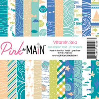 Pink and Main - 6 x 6 Paper Pack - Vitamin Sea