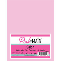 Pink and Main - 8.5 x 11 Solid Color Cardstock - 10 Pack - Salon