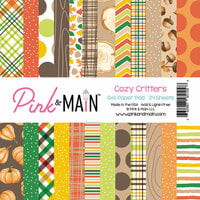 Pink and Main - 6 x 6 Paper Pack - Cozy Critters