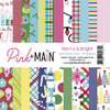Pink and Main - 6 x 6 Paper Pack - Merry And Bright