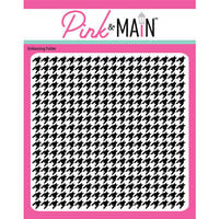 Pink and Main - Embossing Folder - Houndstooth