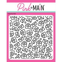 Pink and Main - Embossing Folder - Happy Mail