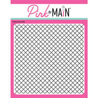 Pink and Main - Embossing Folder - Grid