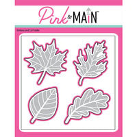Pink and Main - Emboss and Cut Folder - Fall Leaves