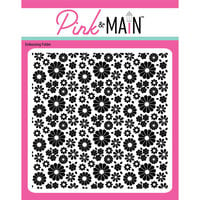 Pink and Main - Embossing Folder - Many Flowers