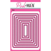 Pink and Main - Dies - Stitched Rounded Rectangles