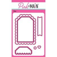Pink and Main - Dies - Fancy Tag