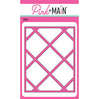 Pink and Main - Dies - Plaid Cover Die - Panel A