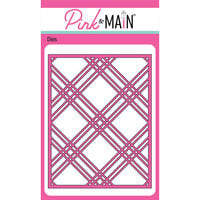 Pink and Main - Dies - Plaid Cover Die - Panel B