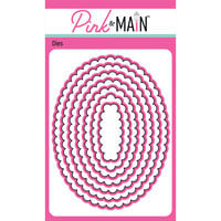 Pink and Main - Dies - Scallop Oval
