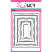 Pink and Main - Dies - Stitched Rectangle Frames