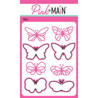 Pink and Main - Dies - Layered Butterflies