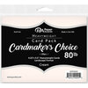 Paper Accents - Cardmakers Choice - Card - 5.5 x 4.25 - Cream - 25 Pack