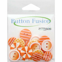Buttons Galore and More - Button Fusion Collection - Orange Slices