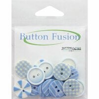 Buttons Galore and More - Button Fusion Collection - Blues Medley