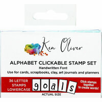Ken Oliver - Pegz Clickable Alphabet Stamp Set - Lowercase