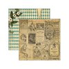 Marion Smith Designs - Junque Gypsy Collection - 12 x 12 Double Sided Paper - Carte Blanche