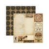 Marion Smith Designs - Time Keeper Collection - 12 x 12 Double Sided Paper - Tinker