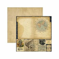Marion Smith Designs - Time Keeper Collection - 12 x 12 Double Sided Paper - Portfolio