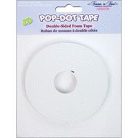 Forever in Time - 3D Pop Dot Tape - Double Sided Foam Tape - 1/2 Inch Wide