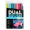 Tombow - Dual Brush Pen - 10 Color Set - Tropical