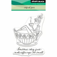 Penny Black - Clear Photopolymer Stamps - Cup of Java