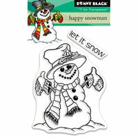 Penny Black - Christmas - Clear Photopolymer Stamps - Happy Snowman