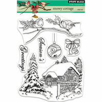 Penny Black - Christmas - Clear Photopolymer Stamps - Snowy Cottage