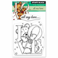 Penny Black - Happy Heart Day Collection - Clear Photopolymer Stamps - All My Love