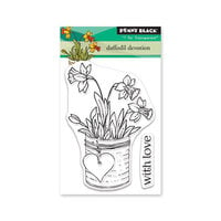 Penny Black - Secret Garden Collection - Clear Photopolymer Stamps - Daffodil Devotion