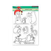 Penny Black - Christmas - Clear Photopolymer Stamps - Santa's Crew
