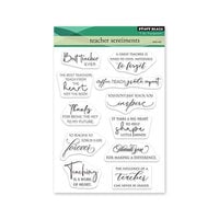 Penny Black - Delight Collection - Clear Photopolymer Stamps - Teacher Sentiments