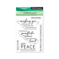Penny Black - Home For Christmas Collection - Clear Photopolymer Stamps - Touched By Peace