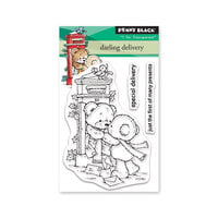 Penny Black - Making Spirits Bright Collection - Christmas - Clear Photopolymer Stamps - Darling Delivery