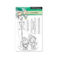 Penny Black - Winter Dream Collection - Clear Photopolymer Stamps - A-Caroling