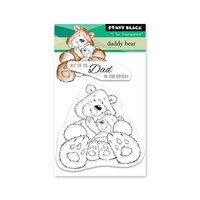 Penny Black - Cherished Collection - Clear Photopolymer Stamps - Daddy Bear