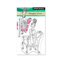 Penny Black - Cherished Collection - Clear Photopolymer Stamps - Thoughts of You