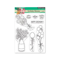 Penny Black - Clear Photopolymer Stamps - Birthday Blooms
