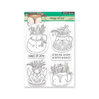 Penny Black - Christmas - Clear Photopolymer Stamps - Mugs Of Joy