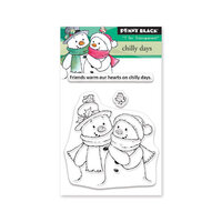 Penny Black - Winter Collection - Clear Photopolymer Stamps - Chilly Days