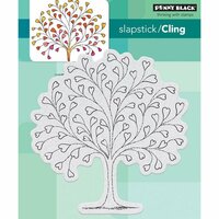 Penny Black - Cling Mounted Rubber Stamps - Tree-Heart